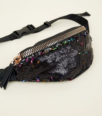 sequin bumbag