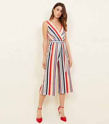 rainbow striped jumpsuit