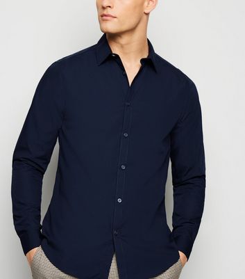 Poplin Camp Shirt Navy