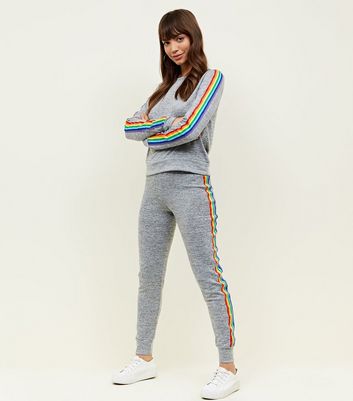 rainbow joggers womens