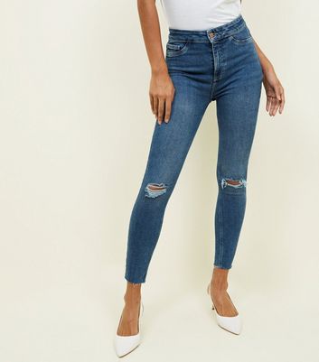 Blue Vintage Wash High Waist Hallie 