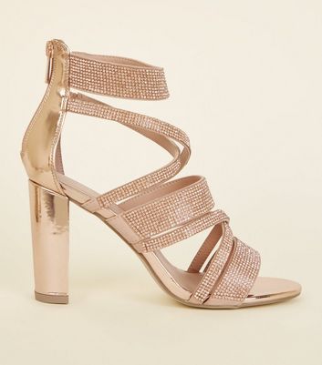 talon carré rose gold