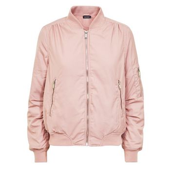 pink flight jacket