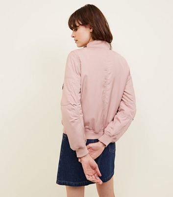 light pink bomber