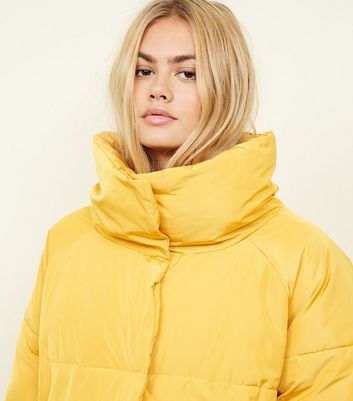 New look hotsell mustard puffer coat