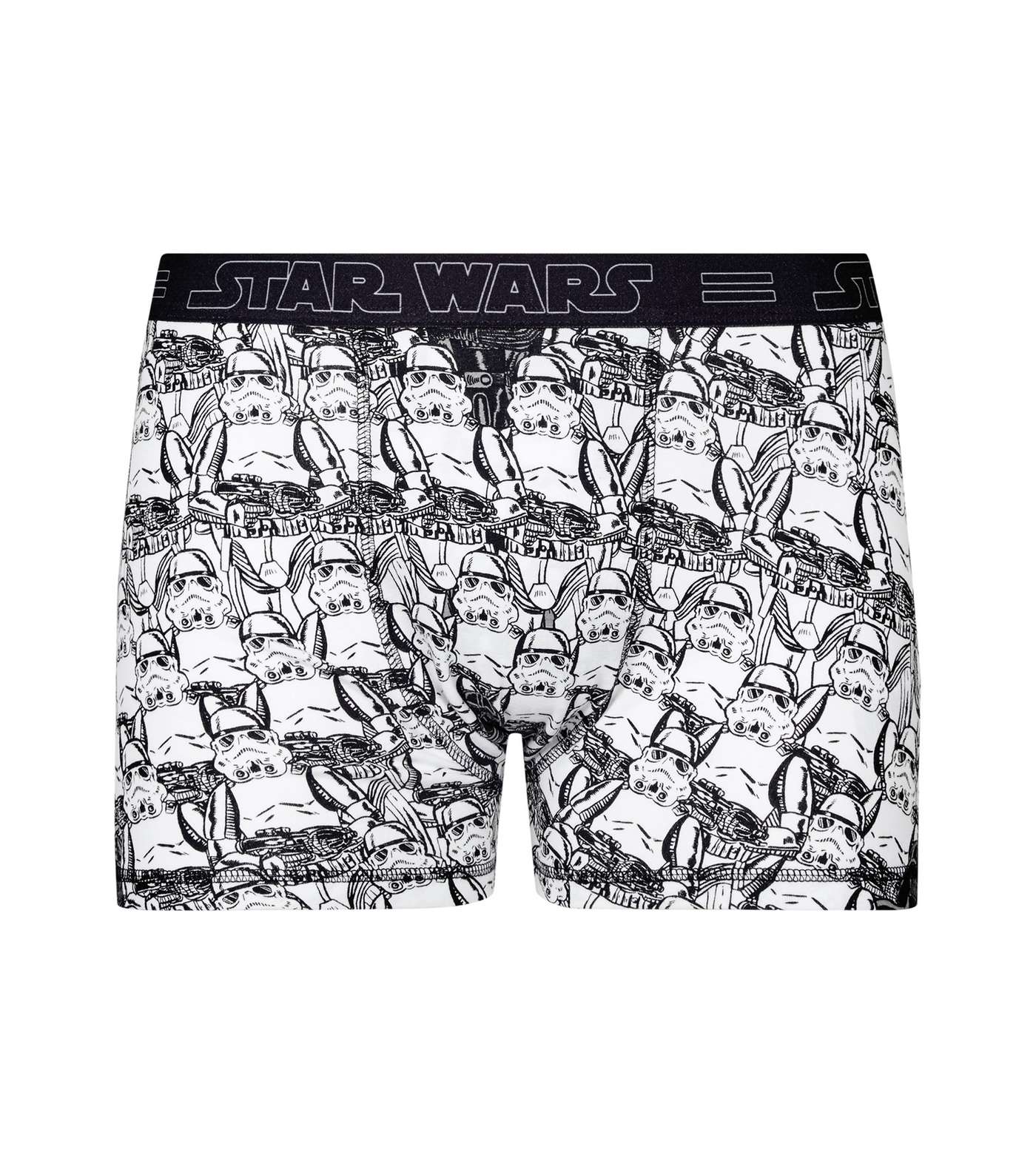 Black and White Star Wars Trunks Image 2