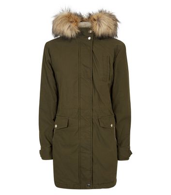 New look parka sale hotsell