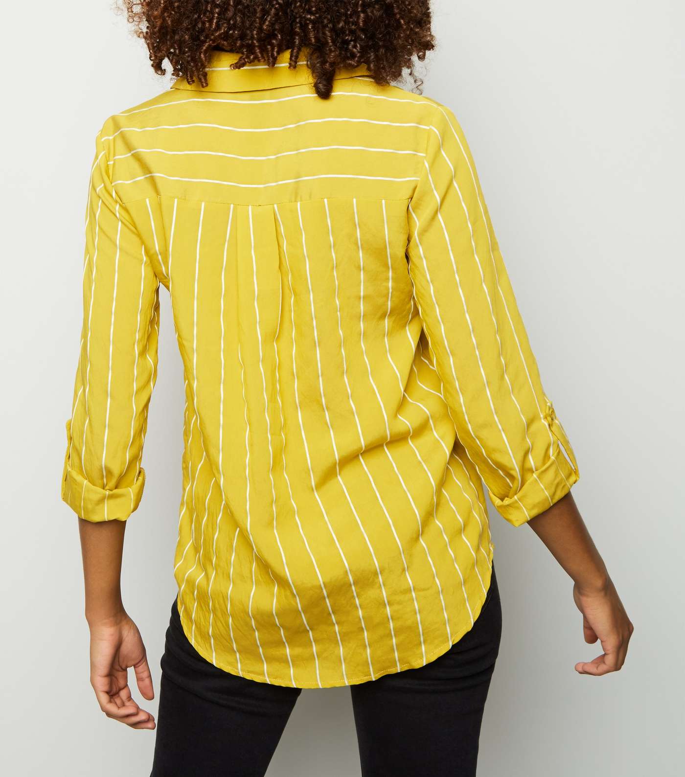 Yellow Stripe Overhead Shirt Image 5