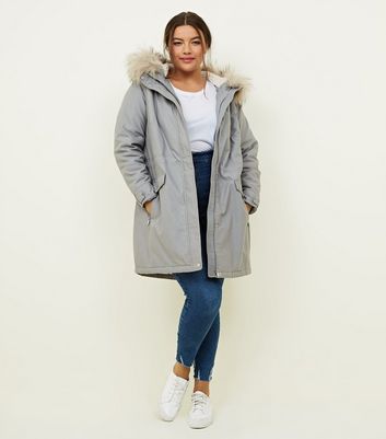 new look parka jacket