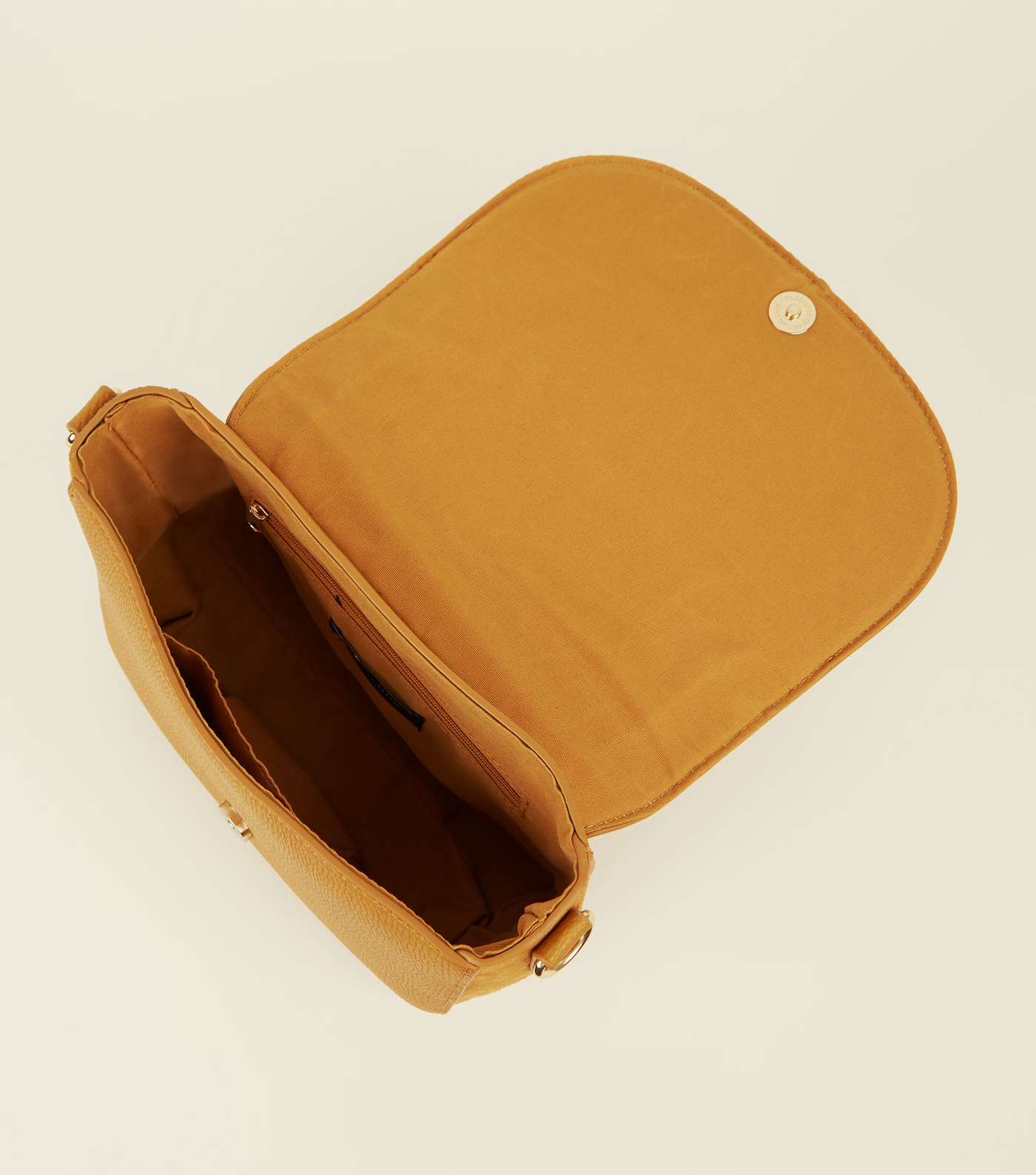 Mustard Ring Detail Saddle Bag  Image 5
