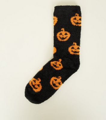 Halloween fuzzy online socks