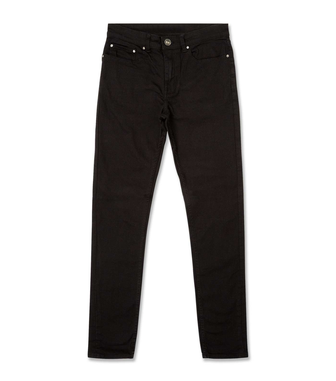 Black Classic Skinny Fit Jeans Image 4