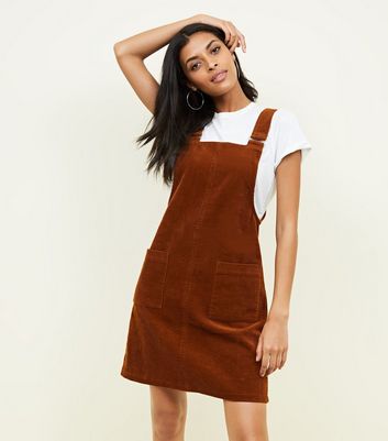 New look pinafore dress best sale