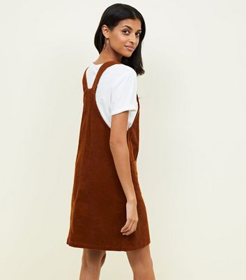 New look cord outlet pinafore