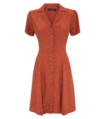 Rust tea dress sale