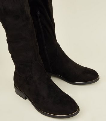 new look over the knee flat boot