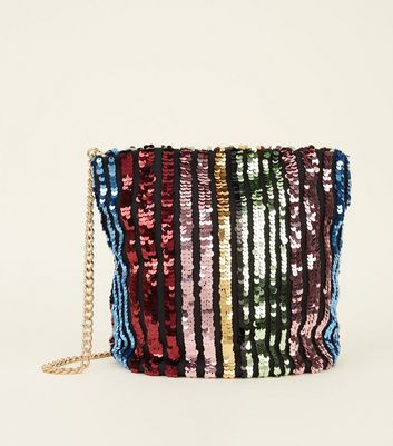 new look sequin bag