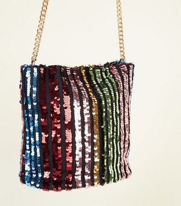 new look sequin bag