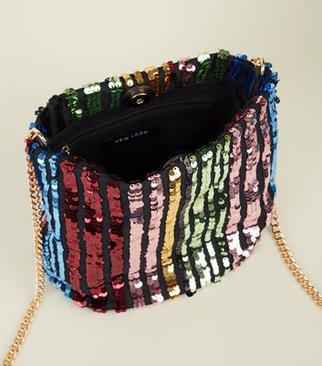 new look sequin bag