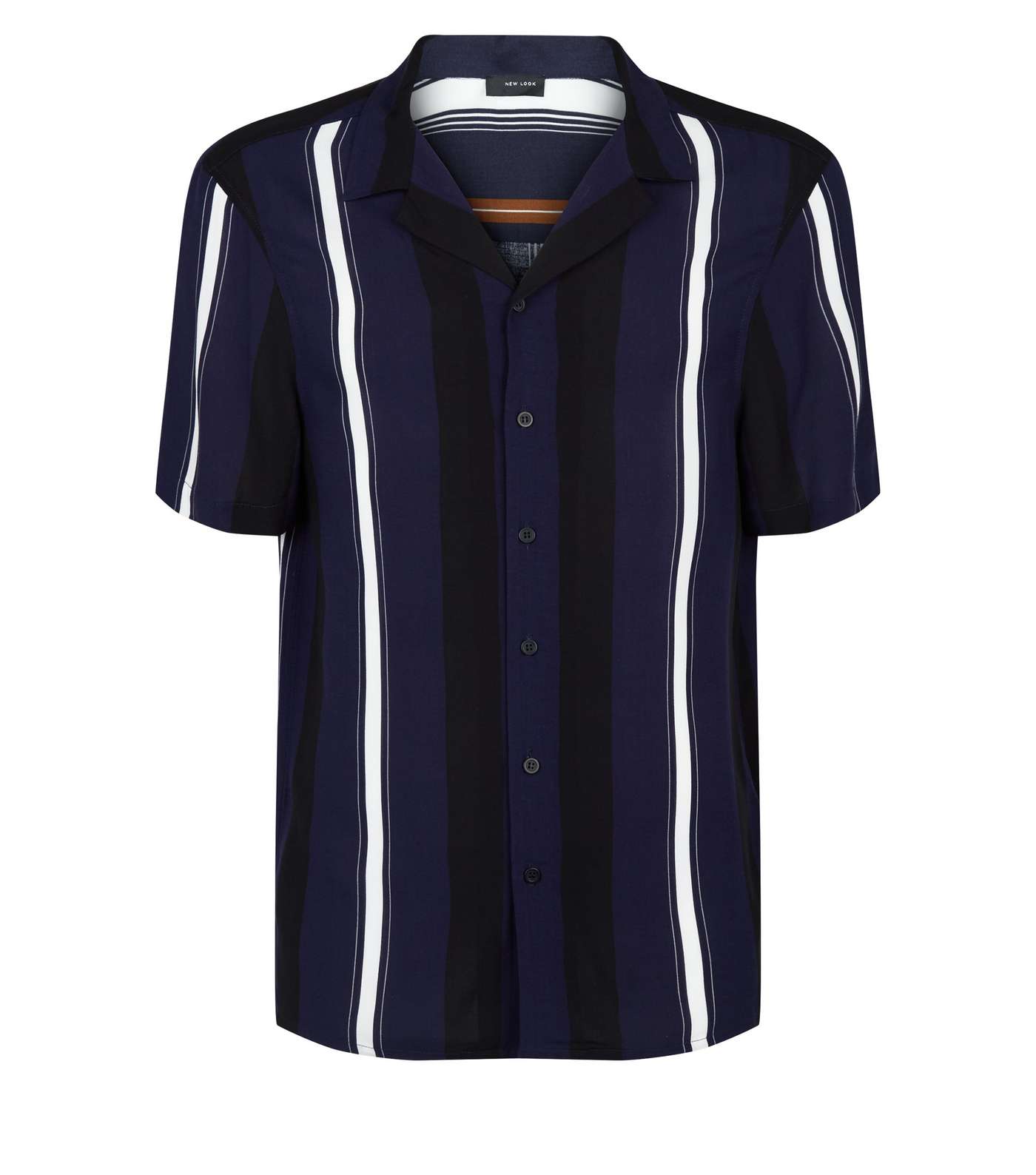Blue Stripe Short Sleeve Shirt  Image 4