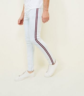 side tape jeans mens