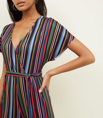 colourful striped jumpsuit