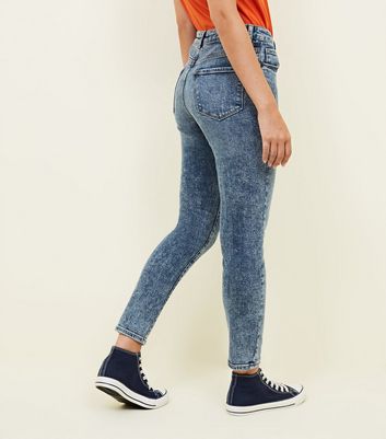 ankle grazer jeans new look