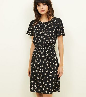 new look shirred waist dress