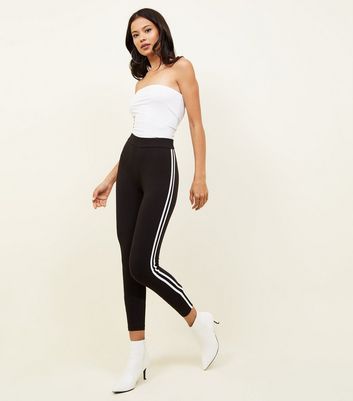 new look stripe leggings