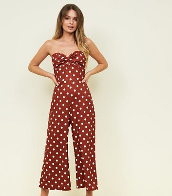 new look spot jumpsuit