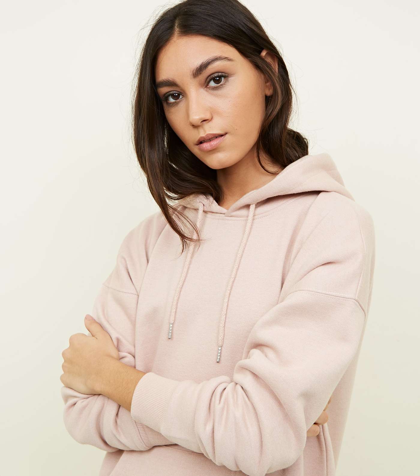 Pale Pink Oversized Hoodie Image 5