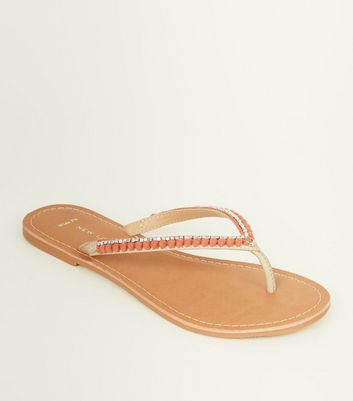 new look wide fit flip flops