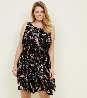 new look shirred waist dress