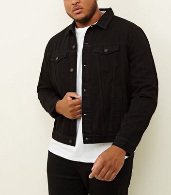 Plus Size Black Denim Jacket | New Look