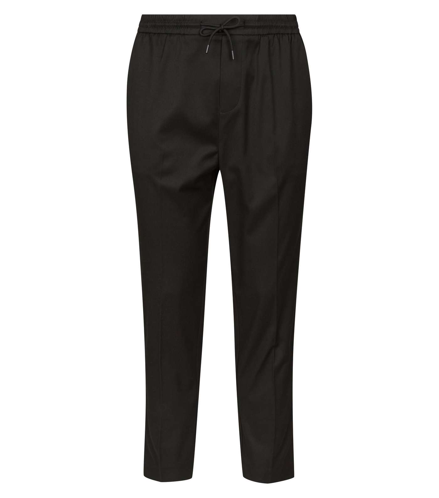 Black Side Stripe Pull-On Trousers Image 4