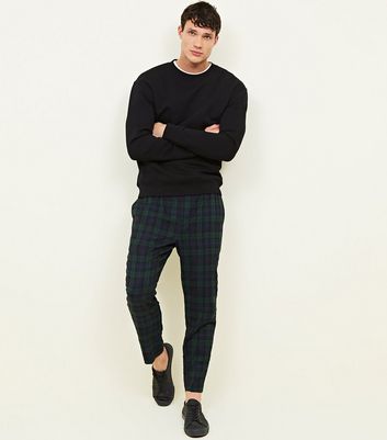 green check pants mens