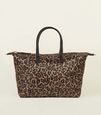 new look animal print bag