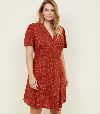 collared tea dress
