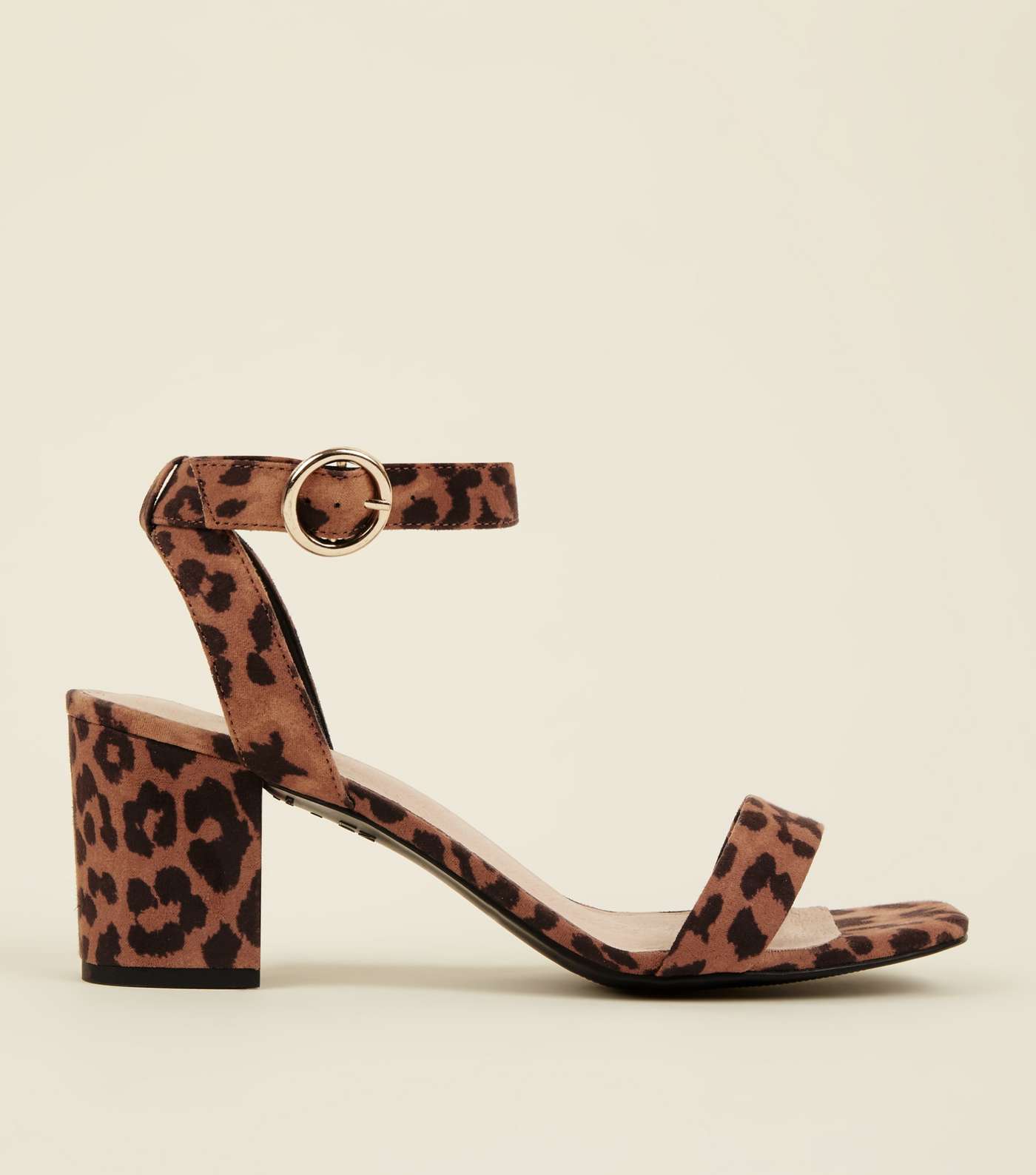 Tan Comfort Flex Leopard Print Block Heels