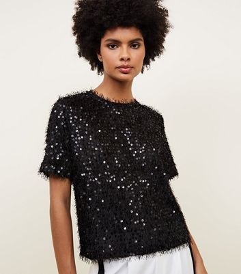 new look sequin tops