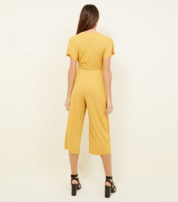 New look yellow store jumpsuit