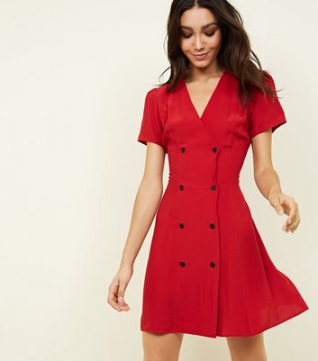 new look red dress sale