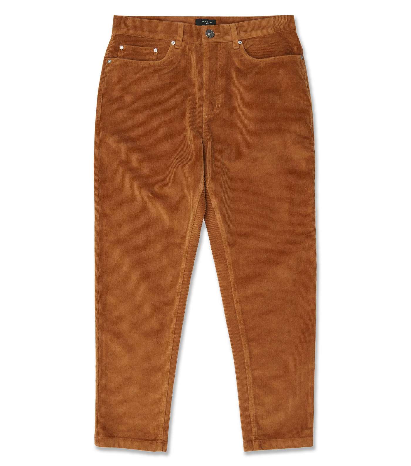 Stone Slim Crop Corduroy Trousers Image 4