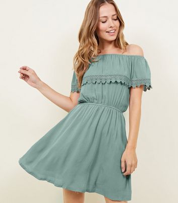 new look mint green dress