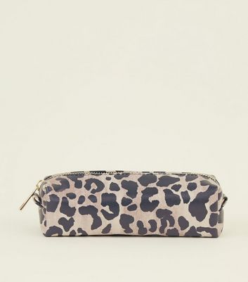 leopard print pencil case