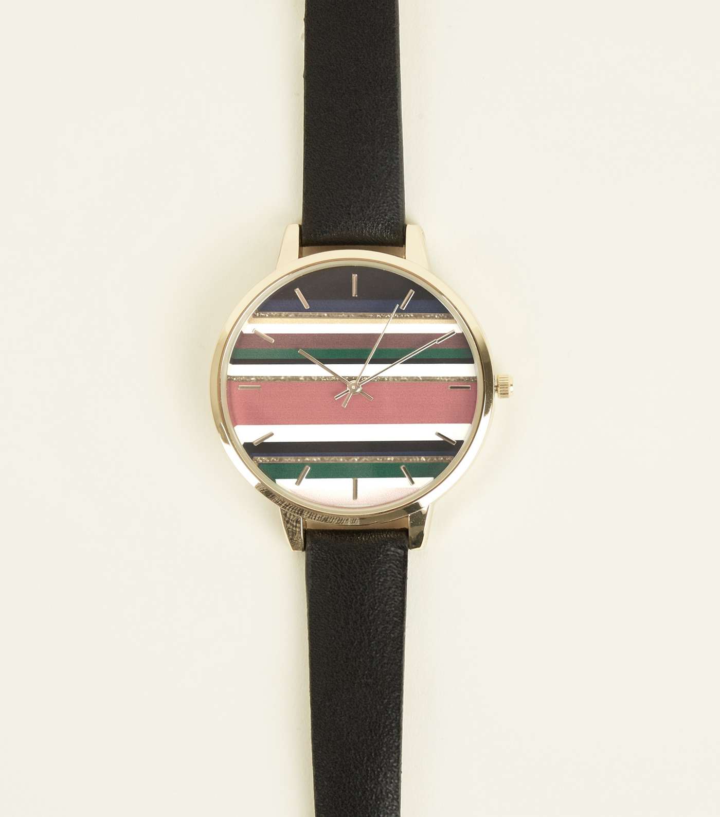 Black Stripe Dial Watch