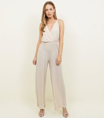 glitter wrap jumpsuit