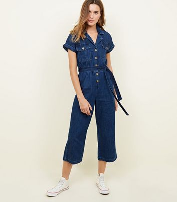 new look jumpsuit denim