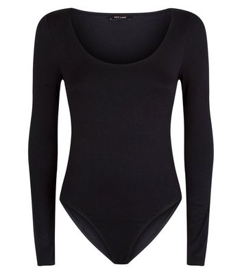 long sleeve scoop neck bodysuit