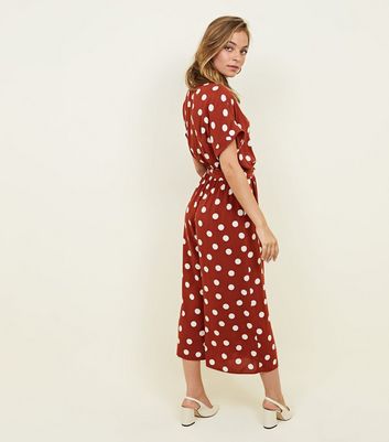 new look spot jumpsuit